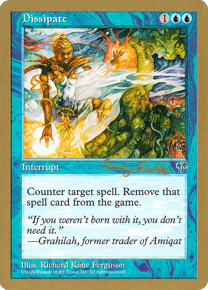 Dissipate (Randy Buehler) [World Championship Decks 1998] | Exor Games Dartmouth