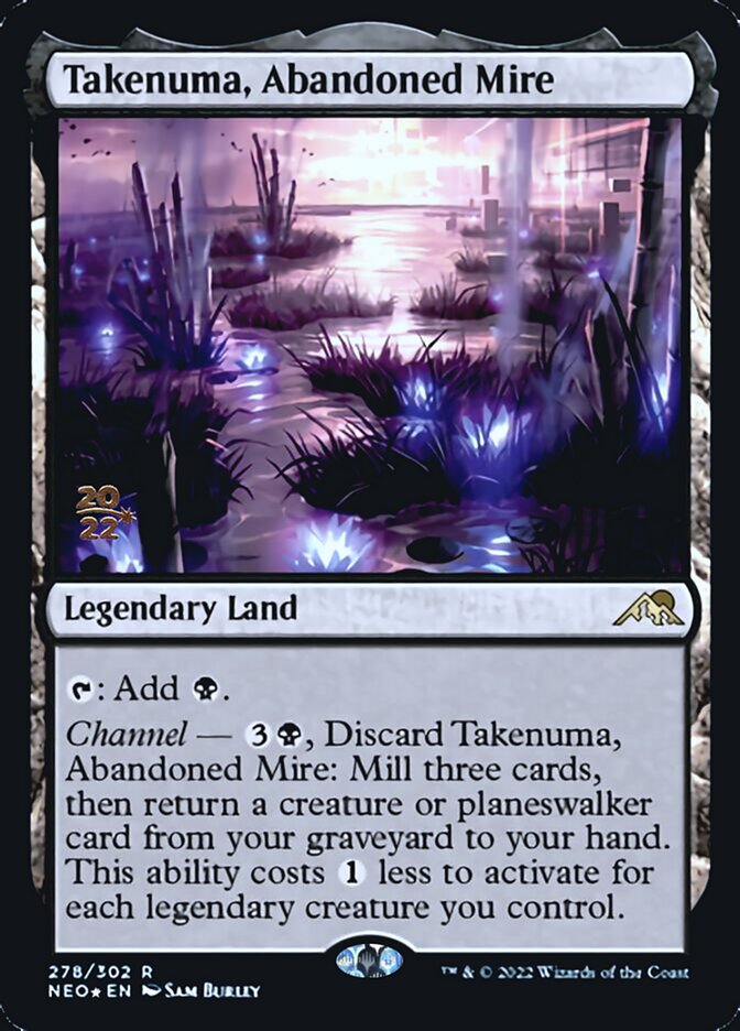 Takenuma, Abandoned Mire [Kamigawa: Neon Dynasty Prerelease Promos] | Exor Games Dartmouth