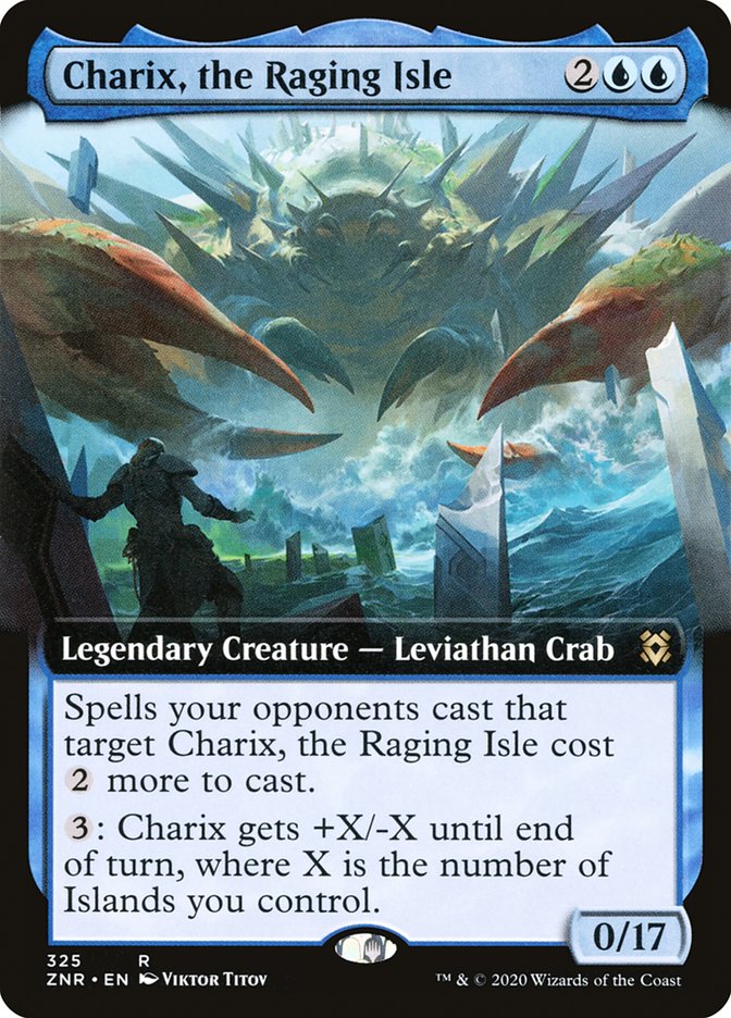 Charix, the Raging Isle (Extended Art) [Zendikar Rising] | Exor Games Dartmouth