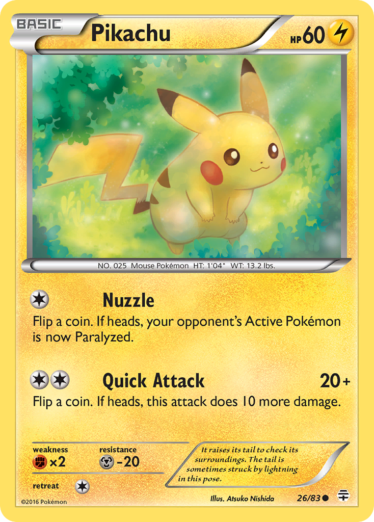 Pikachu (26/83) [XY: Generations] | Exor Games Dartmouth