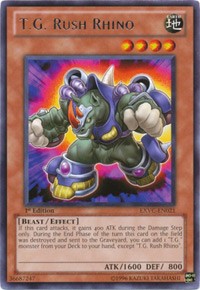T.G. Rush Rhino [EXVC-EN021] Rare | Exor Games Dartmouth
