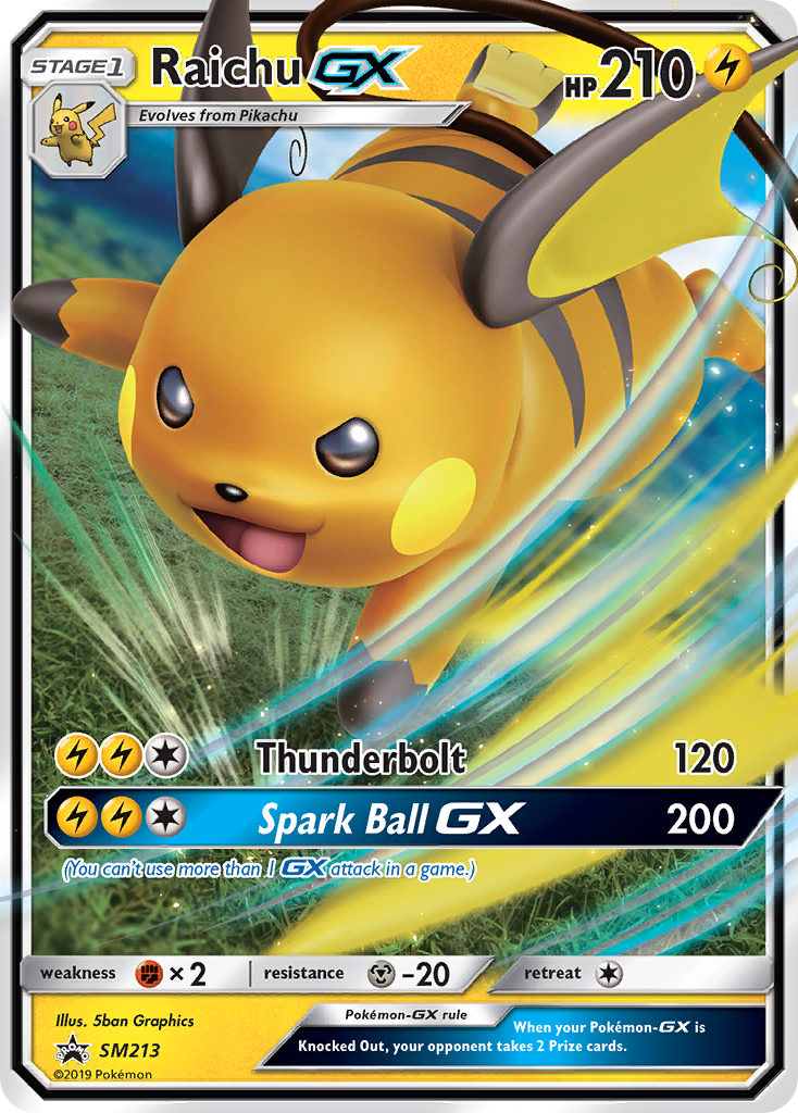 Raichu GX (SM213) [Sun & Moon: Black Star Promos] | Exor Games Dartmouth