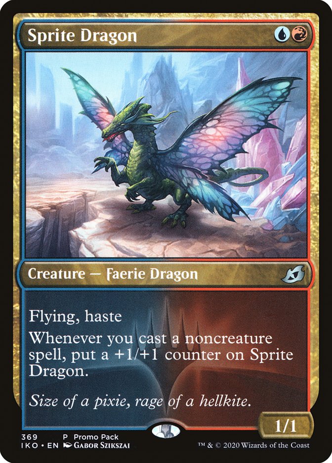 Sprite Dragon (Promo Pack) [Ikoria: Lair of Behemoths Promos] | Exor Games Dartmouth