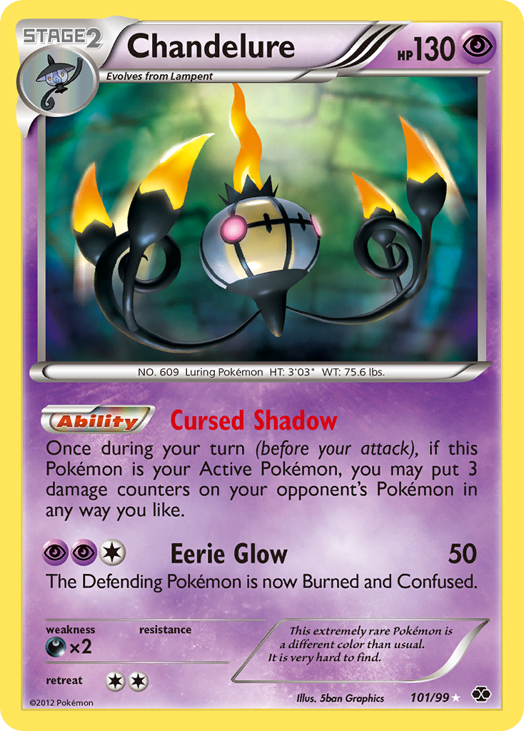 Chandelure (101/99) [Black & White: Next Destinies] | Exor Games Dartmouth