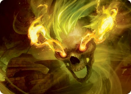 Flameskull Art Card [Dungeons & Dragons: Adventures in the Forgotten Realms Art Series] | Exor Games Dartmouth