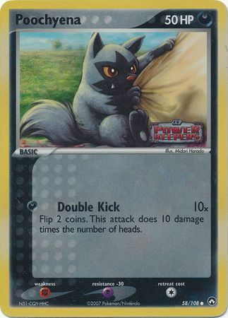 Poochyena (58/108) (Stamped) [EX: Power Keepers] | Exor Games Dartmouth