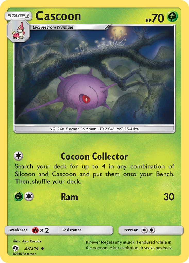 Cascoon (27/214) [Sun & Moon: Lost Thunder] | Exor Games Dartmouth