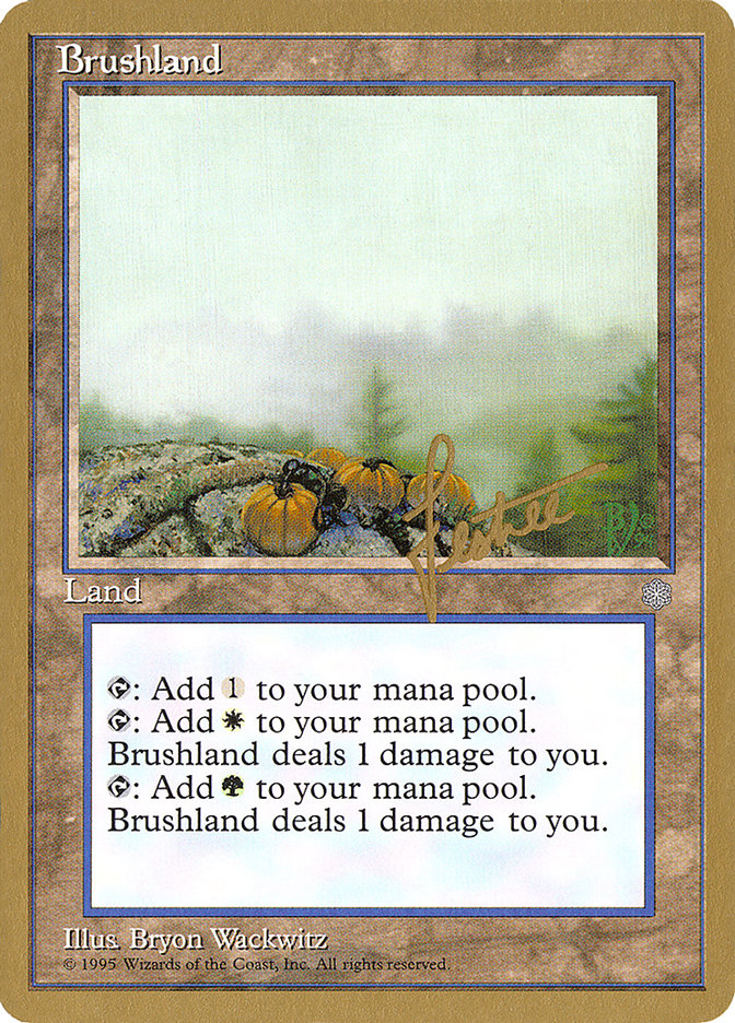 Brushland (Bertrand Lestree) [Pro Tour Collector Set] | Exor Games Dartmouth