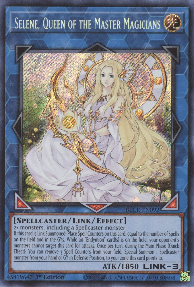 Selene, Queen of the Master Magicians [BLCR-EN092] Secret Rare | Exor Games Dartmouth