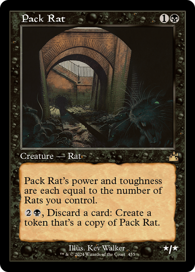 Pack Rat (Retro Frame) [Ravnica Remastered] | Exor Games Dartmouth