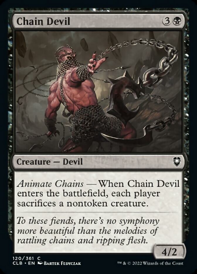 Chain Devil [Commander Legends: Battle for Baldur's Gate] | Exor Games Dartmouth