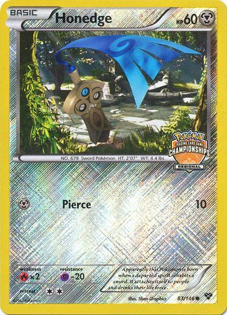 Honedge (83/146) (Regional Championship Promo) [XY: Base Set] | Exor Games Dartmouth