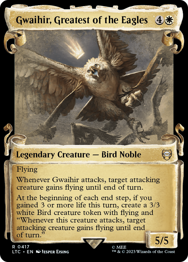 Gwaihir, Greatest of the Eagles [The Lord of the Rings: Tales of Middle-Earth Commander Showcase Scrolls] | Exor Games Dartmouth