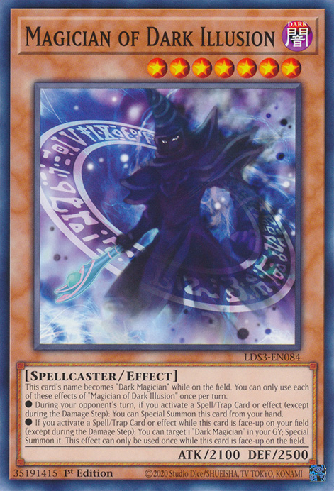 Magician of Dark Illusion [LDS3-EN084] Common | Exor Games Dartmouth