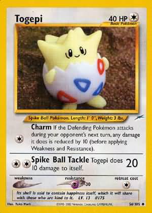 Togepi (56/105) [Neo Destiny Unlimited] | Exor Games Dartmouth
