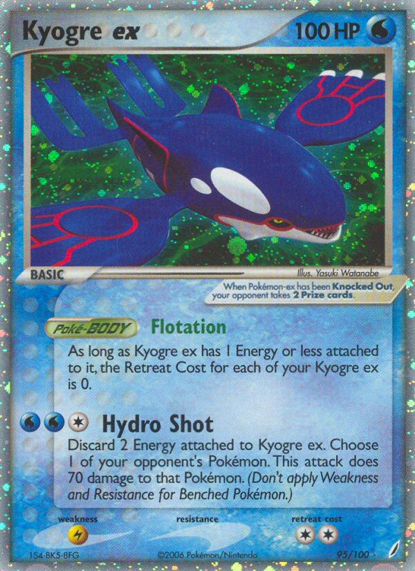 Kyogre ex (95/100) [EX: Crystal Guardians] | Exor Games Dartmouth