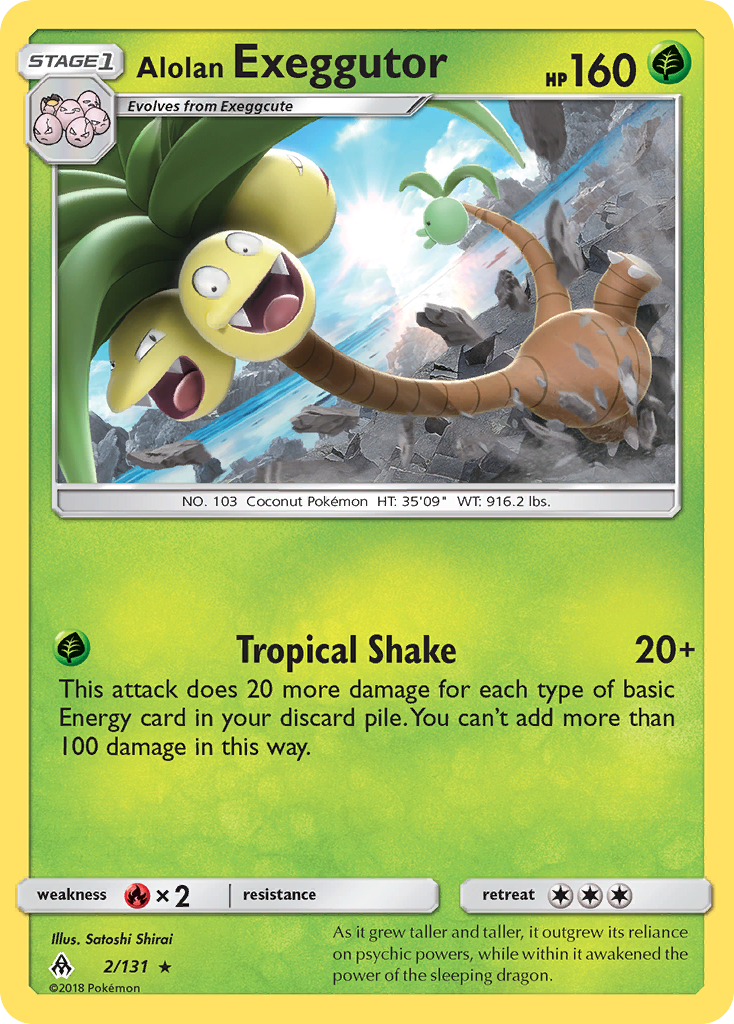 Alolan Exeggutor (2/131) [Sun & Moon: Forbidden Light] | Exor Games Dartmouth