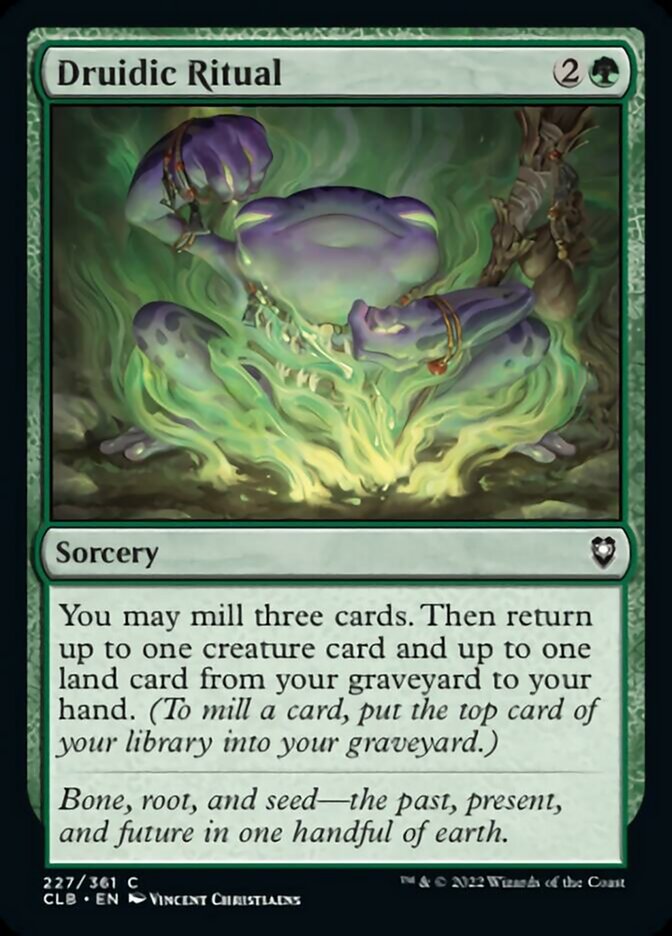 Druidic Ritual [Commander Legends: Battle for Baldur's Gate] | Exor Games Dartmouth