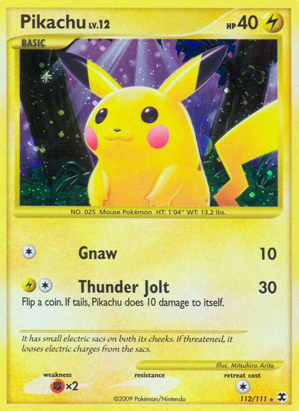 Pikachu (112/111) [Platinum: Rising Rivals] | Exor Games Dartmouth
