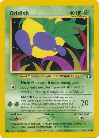 Oddish (68/111) [Neo Genesis Unlimited] | Exor Games Dartmouth