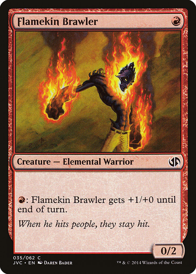 Flamekin Brawler [Duel Decks Anthology] | Exor Games Dartmouth