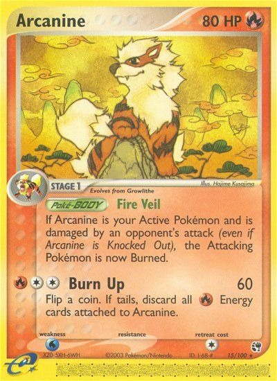 Arcanine (15/100) [EX: Sandstorm] | Exor Games Dartmouth