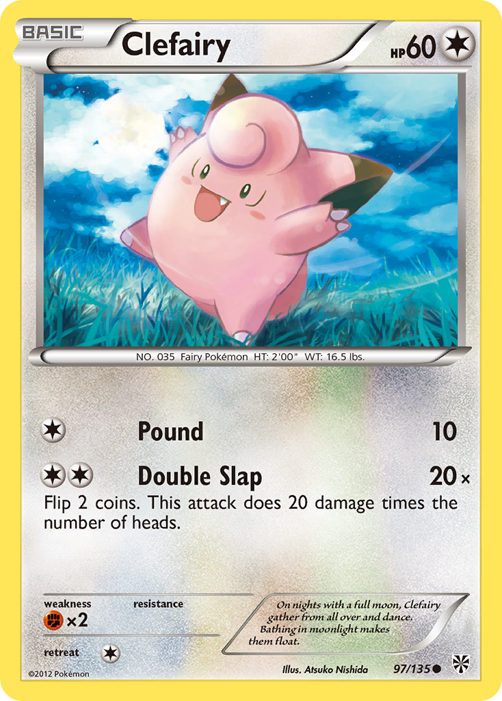 Clefairy (97/135) [Black & White: Plasma Storm] | Exor Games Dartmouth