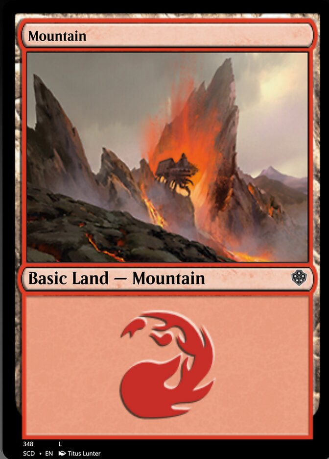 Mountain (348) [Starter Commander Decks] | Exor Games Dartmouth