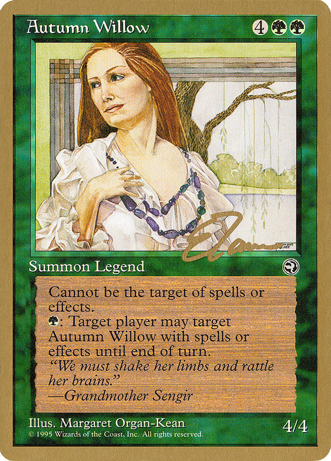 Autumn Willow (Eric Tam) [Pro Tour Collector Set] | Exor Games Dartmouth