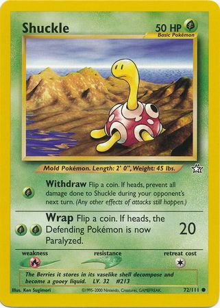 Shuckle (72/111) [Neo Genesis Unlimited] | Exor Games Dartmouth