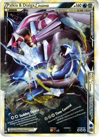 Palkia & Dialga LEGEND (101/102) (Jumbo Card) [HeartGold & SoulSilver: Triumphant] | Exor Games Dartmouth