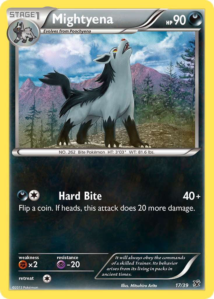 Mightyena (17/39) [XY: Kalos Starter Set] | Exor Games Dartmouth