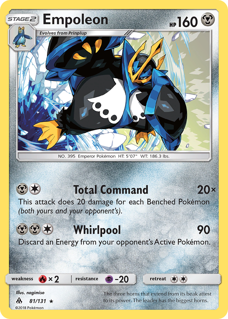 Empoleon (81/131) [Sun & Moon: Forbidden Light] | Exor Games Dartmouth