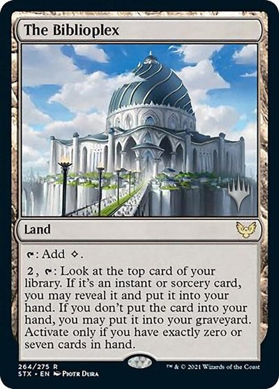 The Biblioplex (Promo Pack) [Strixhaven: School of Mages Promos] | Exor Games Dartmouth