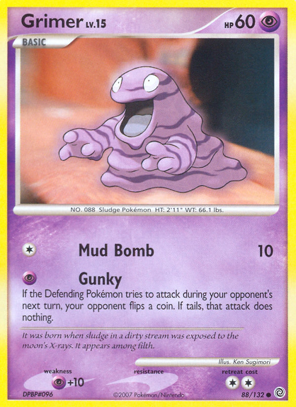 Grimer (88/132) [Diamond & Pearl: Secret Wonders] | Exor Games Dartmouth