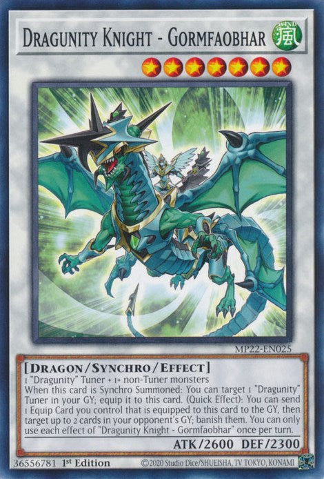 Dragunity Knight - Gormfaobhar [MP22-EN025] Common | Exor Games Dartmouth