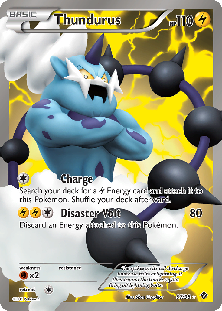 Thundurus (97/98) [Black & White: Emerging Powers] | Exor Games Dartmouth