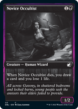 Novice Occultist [Innistrad: Double Feature] | Exor Games Dartmouth