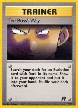 The Boss's Way (73/82) [Team Rocket Unlimited] | Exor Games Dartmouth