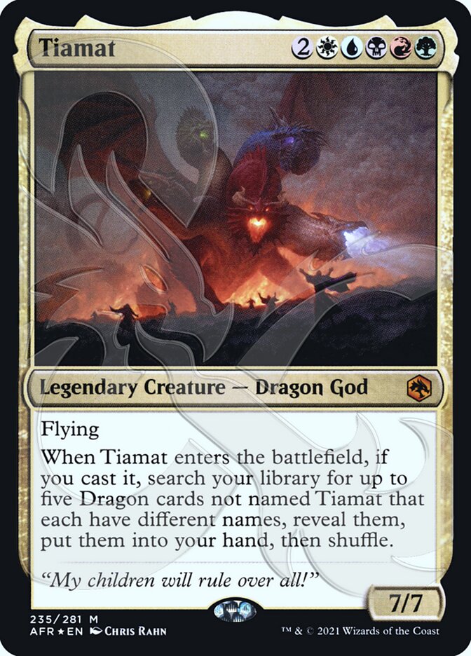 Tiamat (Ampersand Promo) [Dungeons & Dragons: Adventures in the Forgotten Realms Promos] | Exor Games Dartmouth