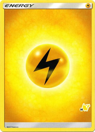 Lightning Energy (Pikachu Stamp #35) [Battle Academy 2020] | Exor Games Dartmouth