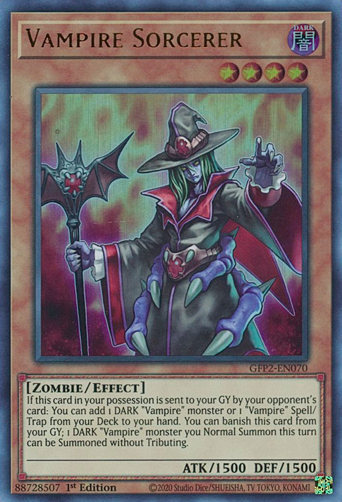 Vampire Sorcerer [GFP2-EN070] Ultra Rare | Exor Games Dartmouth