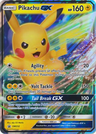 Pikachu GX (SM232) (Jumbo Card) [Sun & Moon: Black Star Promos] | Exor Games Dartmouth