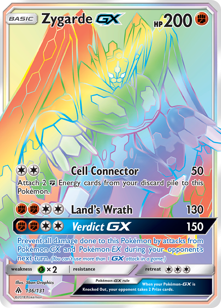 Zygarde GX (136/131) [Sun & Moon: Forbidden Light] | Exor Games Dartmouth