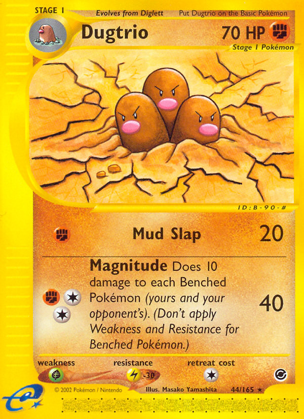 Dugtrio (44/165) [Expedition: Base Set] | Exor Games Dartmouth