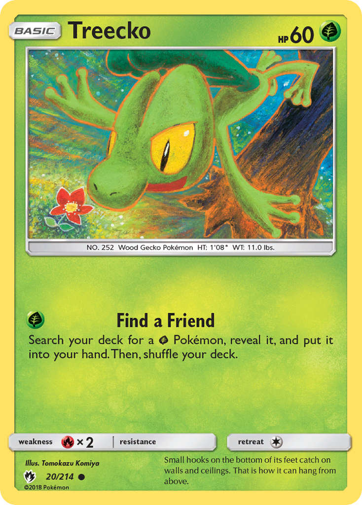 Treecko (20/214) [Sun & Moon: Lost Thunder] | Exor Games Dartmouth