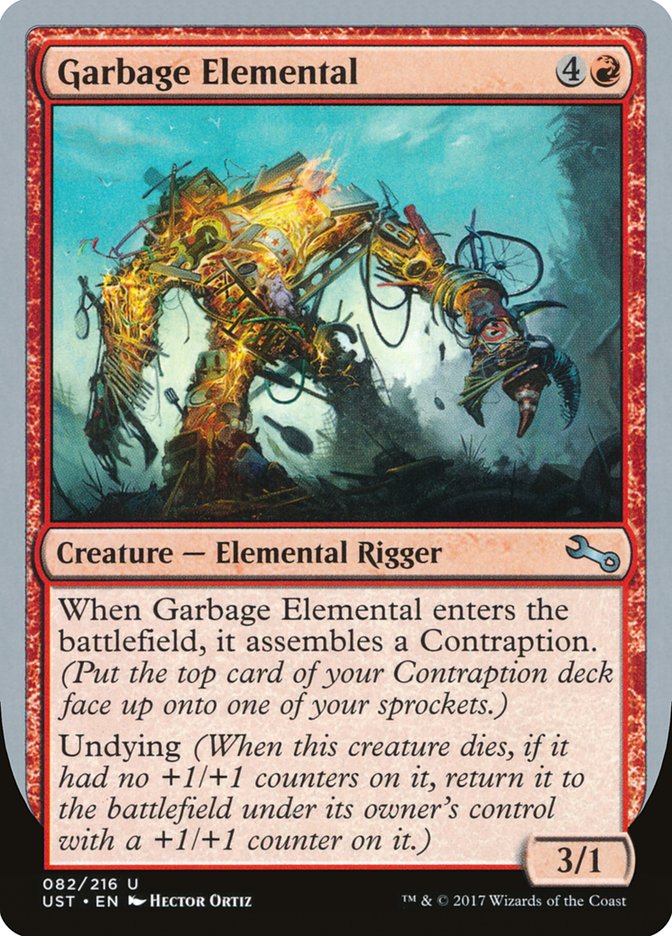 Garbage Elemental (3/1 Creature) [Unstable] | Exor Games Dartmouth