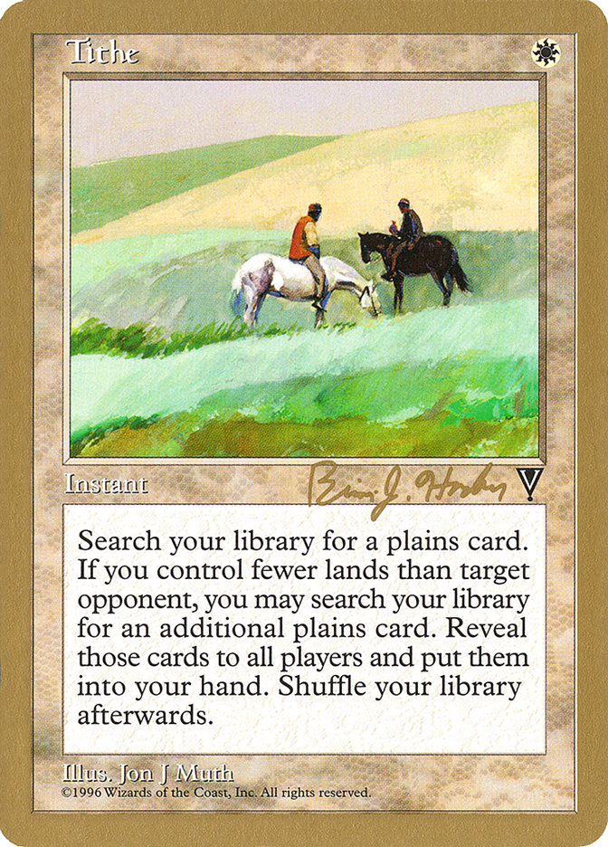 Tithe (Brian Hacker) [World Championship Decks 1998] | Exor Games Dartmouth