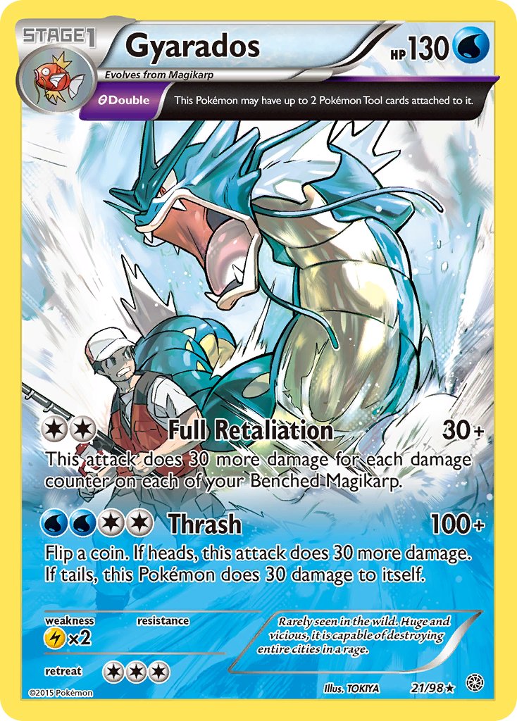 Gyarados (21/98) (Cosmos Holo) (Theme Deck Exclusive) [XY: Ancient Origins] | Exor Games Dartmouth