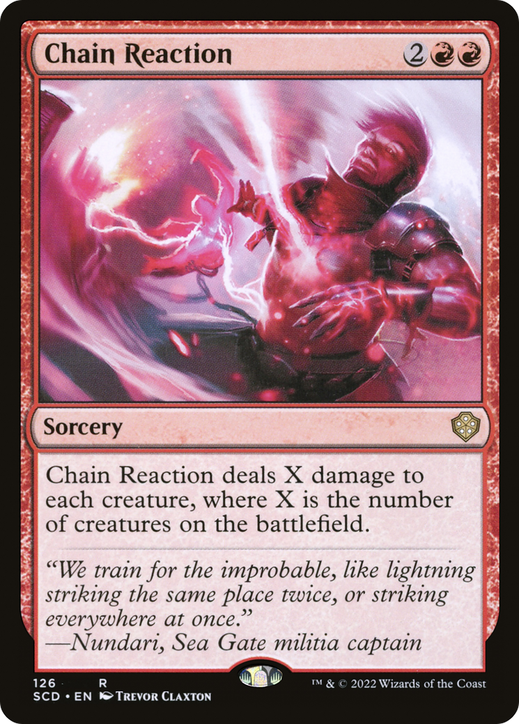 Chain Reaction [Starter Commander Decks] | Exor Games Dartmouth